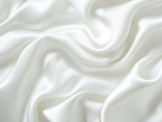 Obraz premium High-Resolution White Fur Fabric Texture: Perfect for Digital and Print Use, white silk background