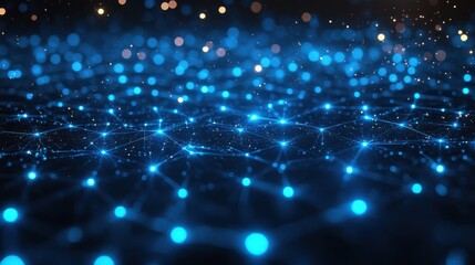 Fototapeta premium Exploring the digital frontier network connections virtual space data visualization modern technology abstract concept