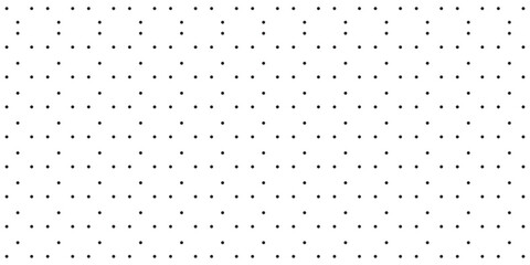 texture for note or notebook. black sheet paper. white mesh pattern. seamless Polka dot background. vector texture for note or notebook