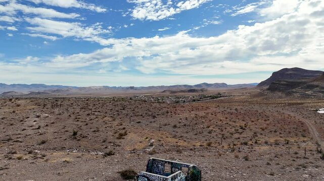 Las Vegas Drone Video Aerial Nevada Desert Landscape