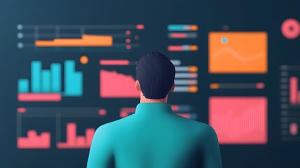 Real-Time Project Monitoring Dashboard with 3D Data Visualization and Team