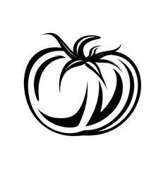 vector illustration of a tomato