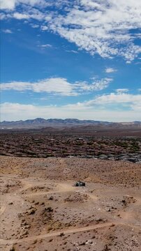 Las Vegas Drone Video Aerial Nevada Desert Landscape
