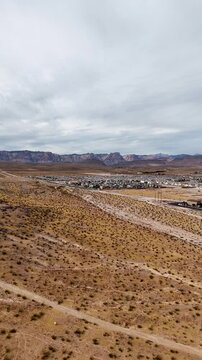 Las Vegas Drone Video Aerial Nevada Desert Landscape
