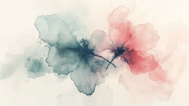 A fusion of color and texture portraying spring flowers in an artistic, minimal style.






