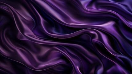 Obraz premium Midnight aubergine to deep plum gradient background, rich and deep.