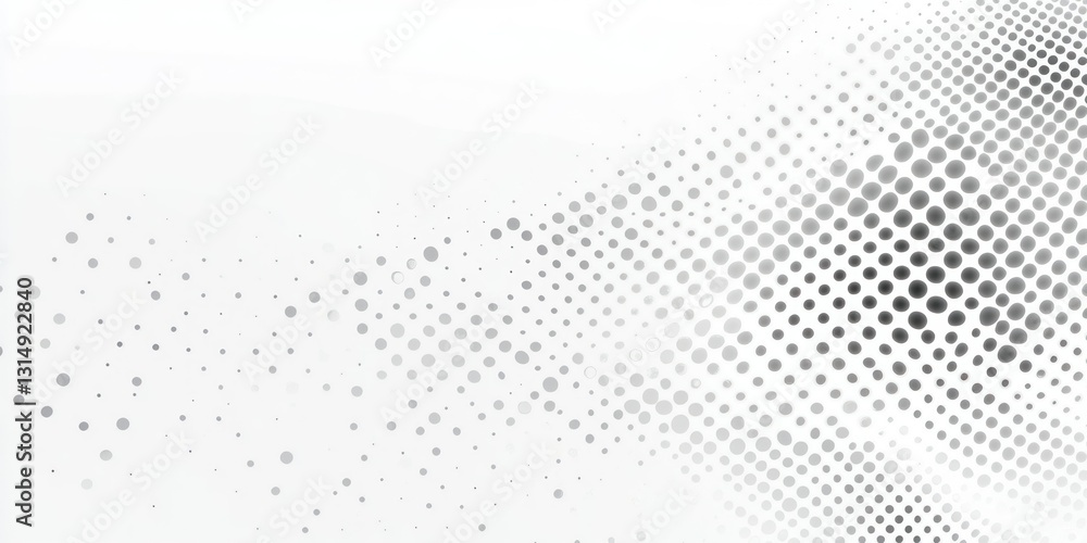 Aufkleber white and gray background with a halftone pattern. abstract light effect grunge texture for decorati