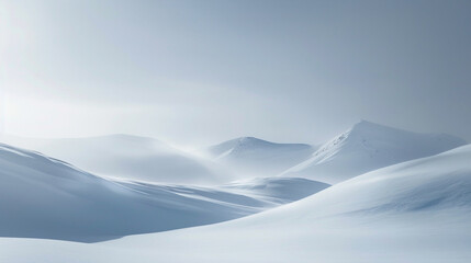 Neutral snow white background with a soft gradient, fresh and minimal.