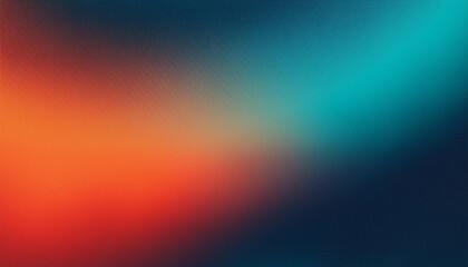 grainy gradient background grain texture retro blue orange red teal dark banner abstract design