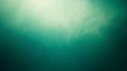 Sage green to deep emerald gradient background, organic and refreshing.