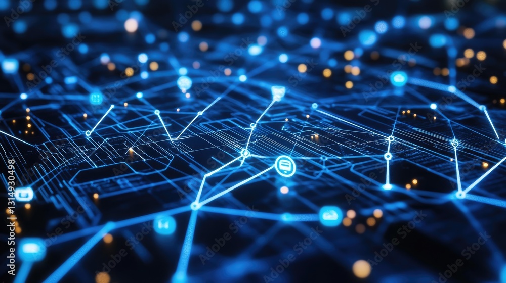 Poster blockchain smart contract system with decentralized digital nodes.