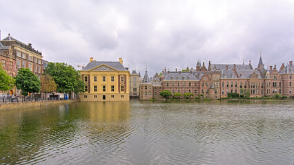 Binnenhof and Mauritshuis museum, Dutch Government building in the Hague
