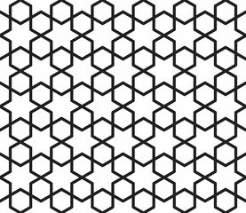 JPG Seamless girih pattern. Girih 5. Traditional Islamic Design. Mosque decoration element. Seamless geometric pattern. Seamless islamic pattern. Background illustration. Morocco seamless pattern.