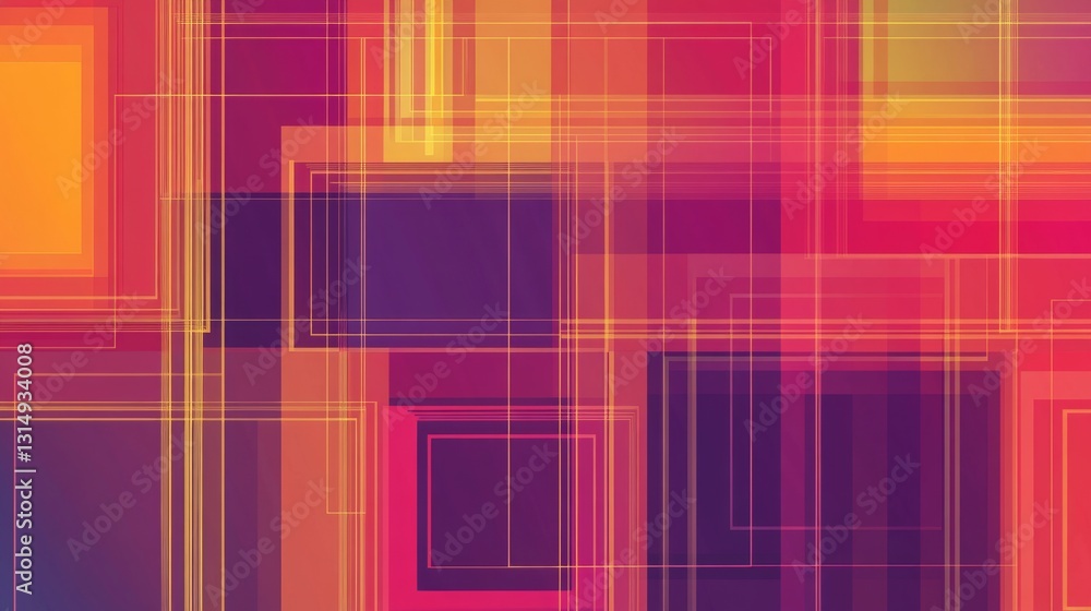 Poster creating a thick parallel geometric line pattern design studio digital artwork modern environment ae