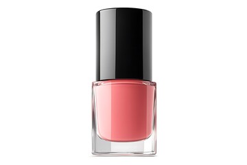 a sleek bottle of nail polish with a soft pink shade