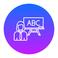 Female Teacher Icon