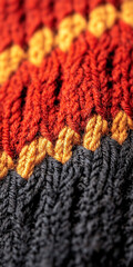 Fototapeta premium knit jumper up close texture