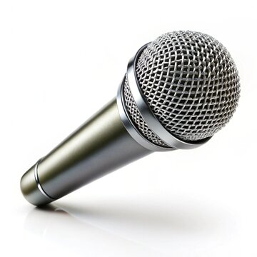 Microphone isolated on white background