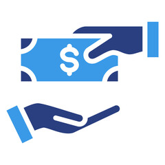Cash Payment  Icon Element For Design