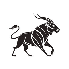 vector illustration of a goat