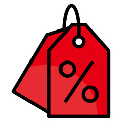 Discount Tag  Icon Element For Design