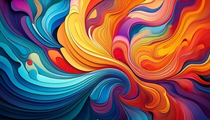 Obraz premium bright colorful abstract for digital artwork