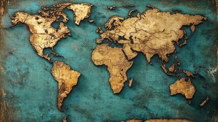 International business development with interconnected global markets.