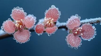 Frozen blossoms