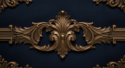 Ornate Bronze Floral Decorations