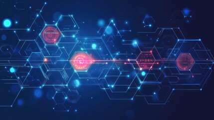 Futuristic digital network