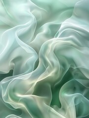 Obraz premium Heavily textured silk background exhibits soft ripples resembling ocean waves with gentle curves and moody lighting