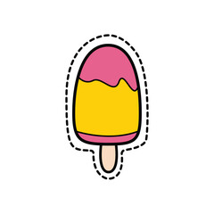 cute ice cream emoji sticker