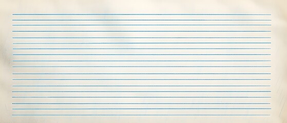 Fototapeta premium Blank Lined Notebook Paper Texture with Faint Blue Rules and Paper Grain Background