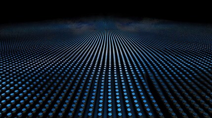 Abstract Blue Dots Pattern with Gradual Waves and Depth for Modern Backgrounds and Digital Art Projects