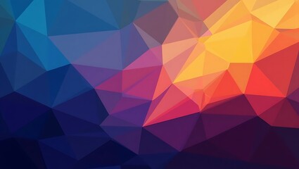 Fototapeta premium Abstract dynamic polygonal background. Generative Ai.