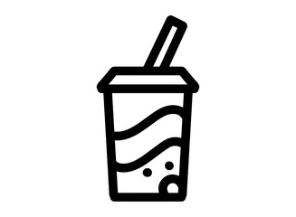 Set of an Fast Food Soft Drink Icon
