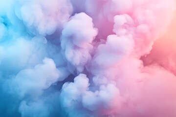 Abstract Colorful Smoke Clouds Background
