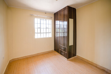 empty room with wooden floor