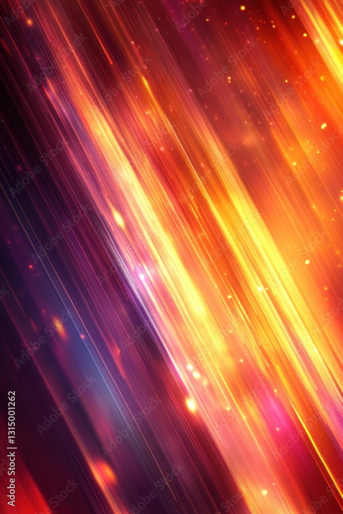 Poster dynamic abstract background with vibrant streaks of light and color creating a modern and energetic 