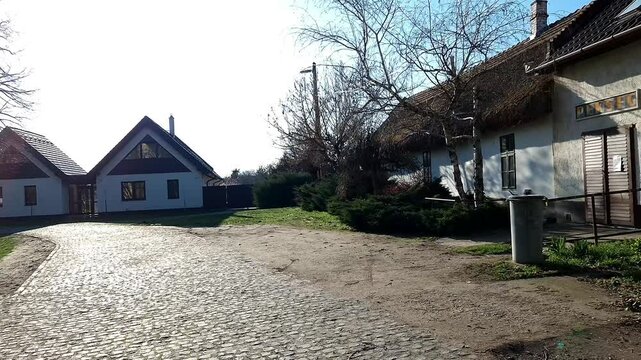 Street of the Old town of Csongrad 