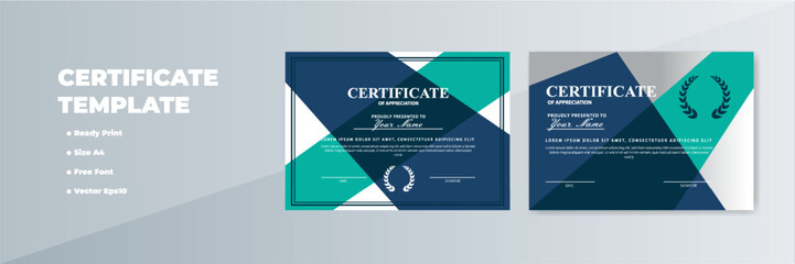 Modern Geometric Certificate Templates