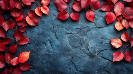 red rose petals on wooden background