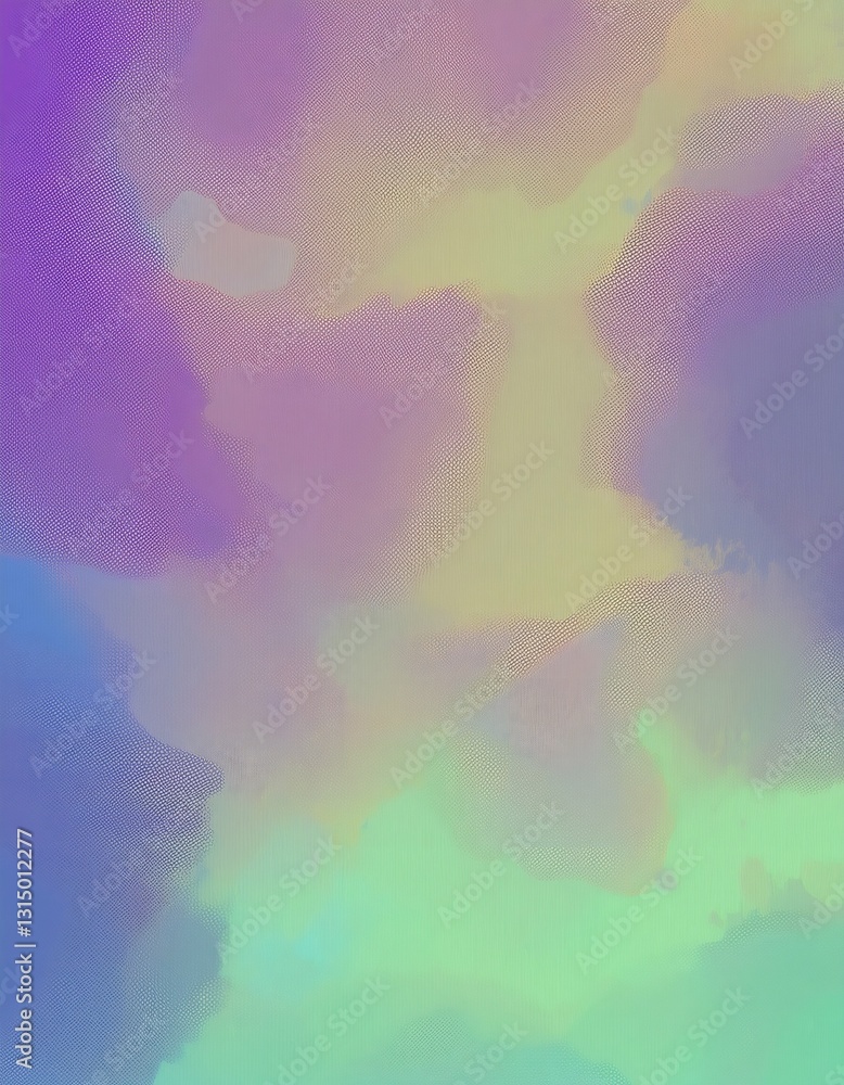 Poster pastel colors blending softly, creating dreamy ethereal texture with delicate gradient effect for ar