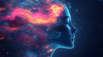 A digital AI that reads the subconscious mind and generates interactive visualizations of thoughts, creating vivid, surreal representations of emotions.