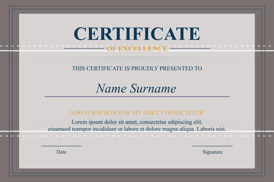 Printable Achievement Certificate Template