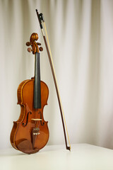 Fototapeta premium Beautiful Violin, string musical instrument, used for the interpretation of classical and modern music