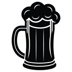 beer mug vector illustration