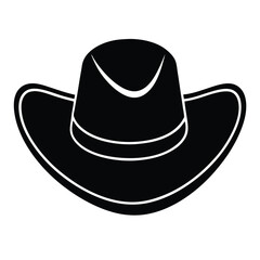 black hat vector illustration