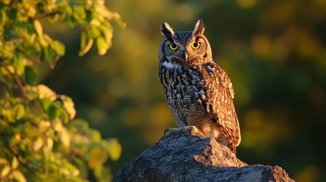 Spotted Eagle-Owl at Lake Kariba Zimbabwe