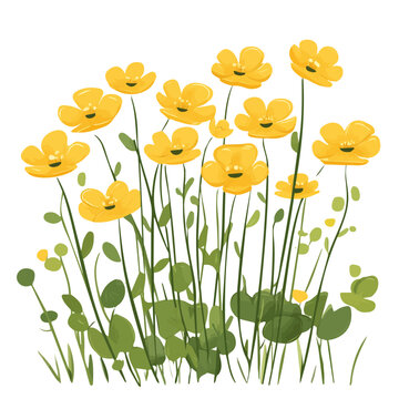 Buttercup clip art preview